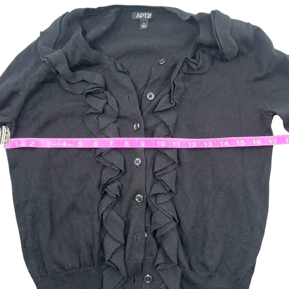 Apt. 9 Ruffled Front Cardigan - Picture 7 of 8